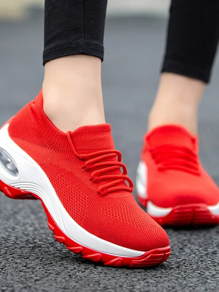 Women's Knit Air Cushion Trainers