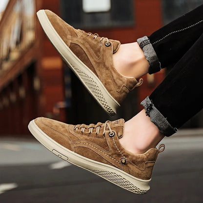 Men’s Genuine Leather Business Trainers