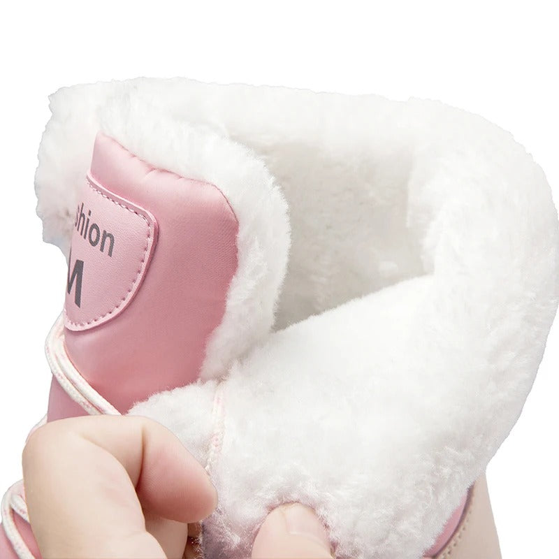 Women's warm winter snow boots