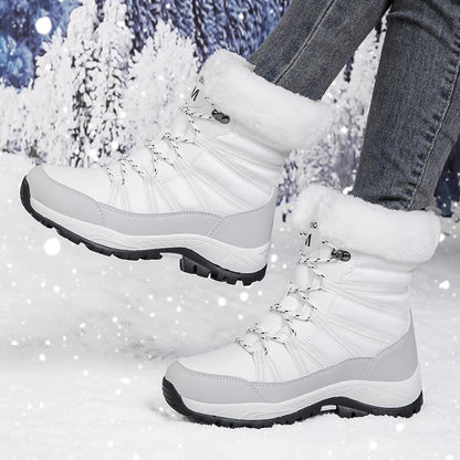 Women's warm winter snow boots