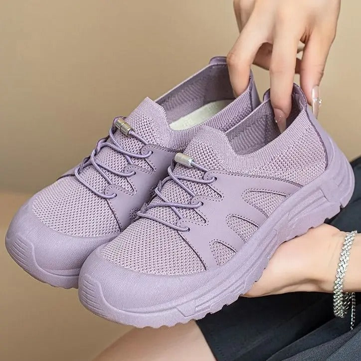 Women’s Lightweight Breathable Knit Slip-On Trainers