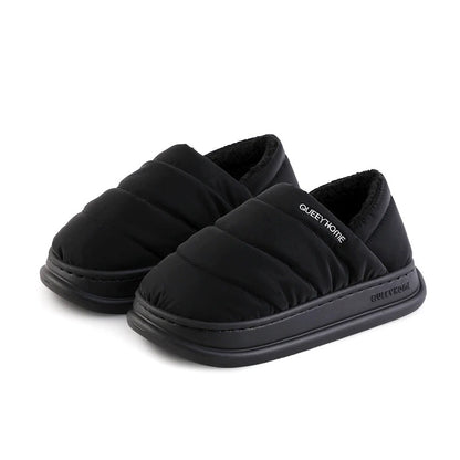 Queey Home Winter Plush Slippers