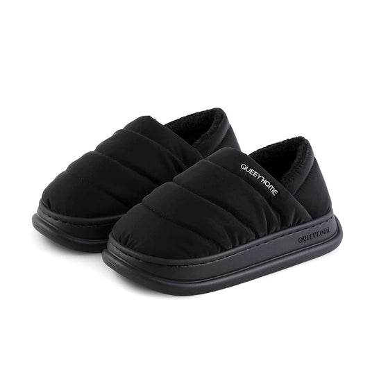 Queey Home Winter Plush Slippers
