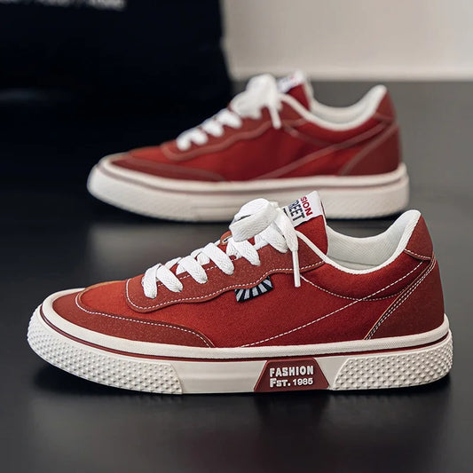 Men's Red Casual Trainers