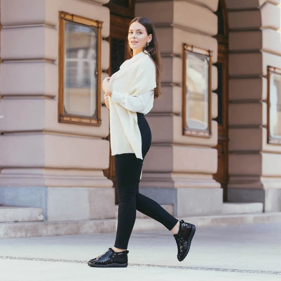 Women's Warm Lined Winter Walking Shoes