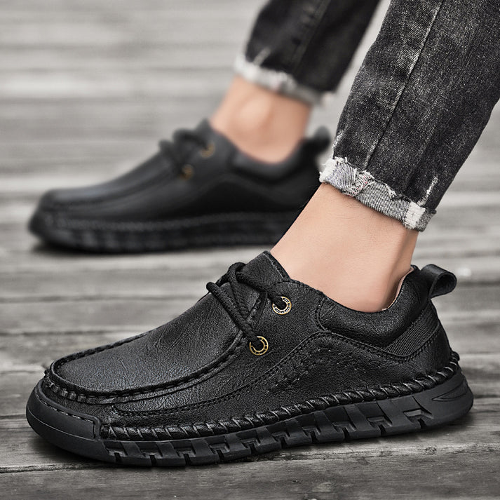 Leather-Look Loafers