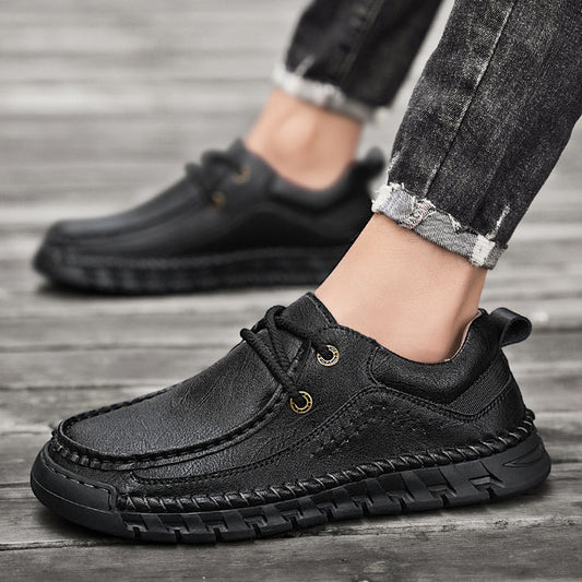 Leather-Look Loafers