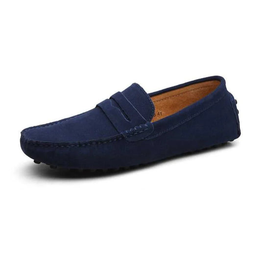 Old Money Sleek Slip On Penny Loafers
