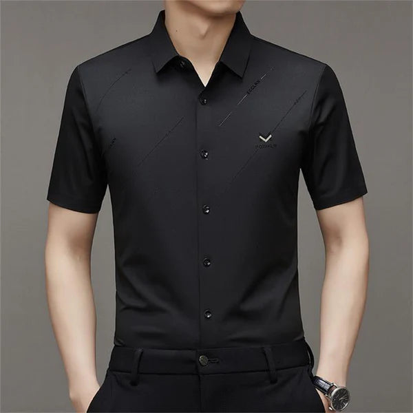 men's ice silk Anti-wrinkle Shirt