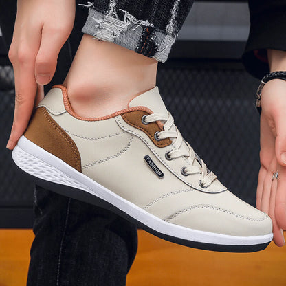 Men’s Everyday Leather-Look Trainers
