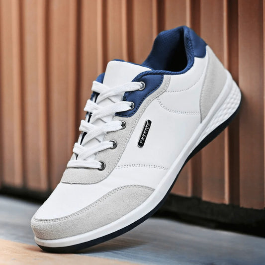 Men’s Everyday Leather-Look Trainers