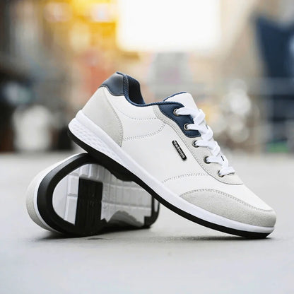 Men’s Everyday Leather-Look Trainers