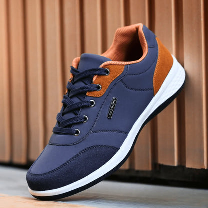 Men’s Everyday Leather-Look Trainers