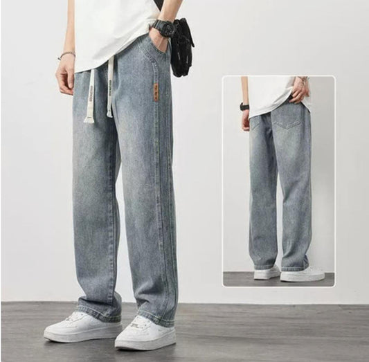 Launch Men's Loose Fit Straight Jeans
