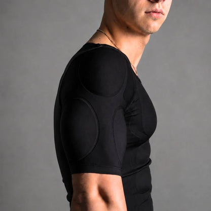 Men’s Padded Compression Shaping Undershirt
