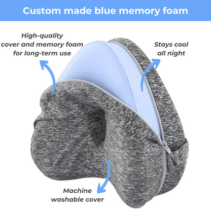 Contoured Memory Foam Knee Support Pillow