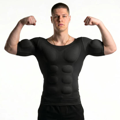 Men’s Padded Compression Shaping Undershirt