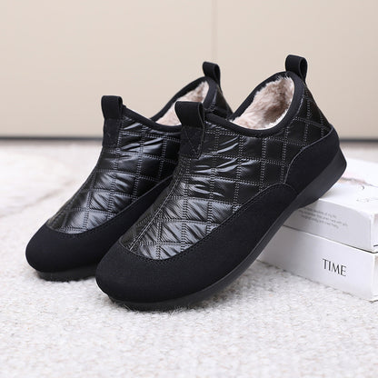 Women's Comfortable Leather-Look Soft Sole Autumn/Winter Shoes