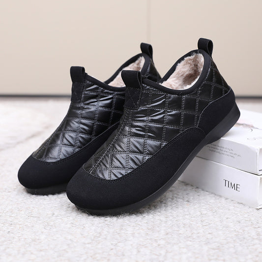 Women's Comfortable Leather-Look Soft Sole Autumn/Winter Shoes