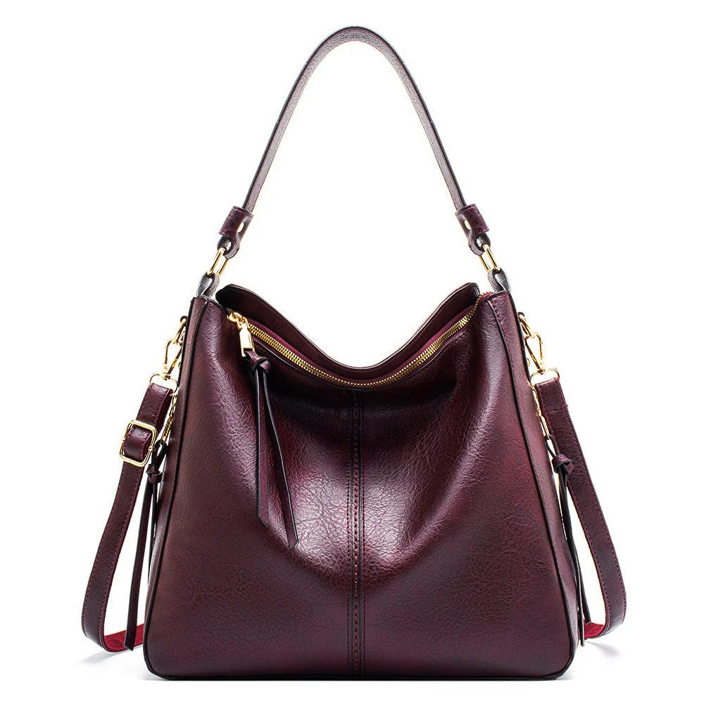 Women’s Luxury Faux Leather Organised Hobo Shoulder Bag