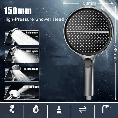 Adjustable Three-Mode High-Pressure Shower Head