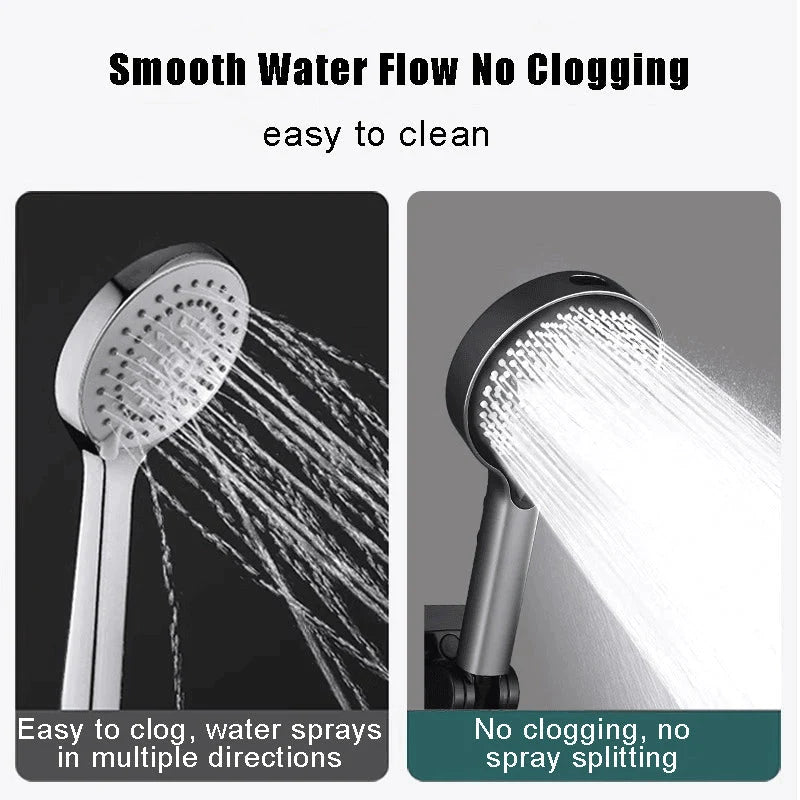 Adjustable Three-Mode High-Pressure Shower Head