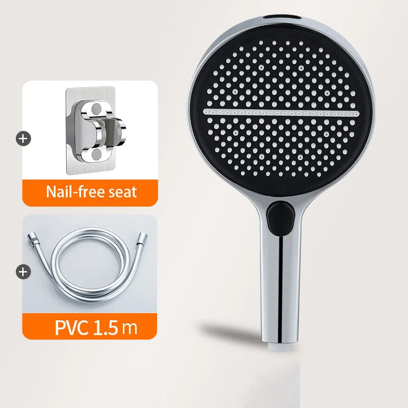 Adjustable Three-Mode High-Pressure Shower Head