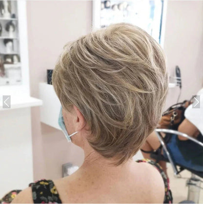 Breathable Human Hair Natural-Look Crop Topper
