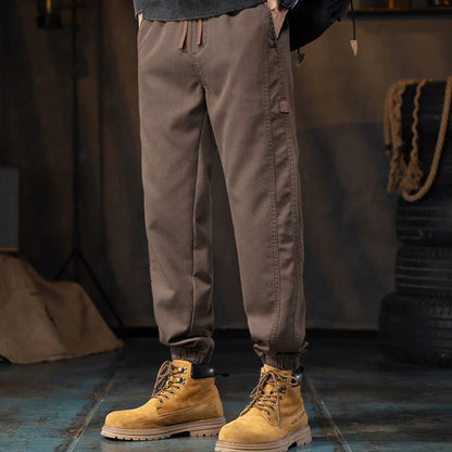 Men’s Plush-Lined Winter Cargo Joggers