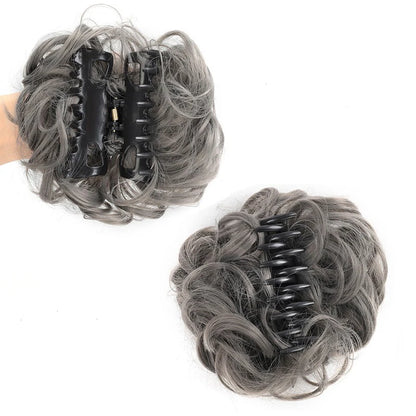 Women’s Clip-On Bun Hair Extension with Claw Clip