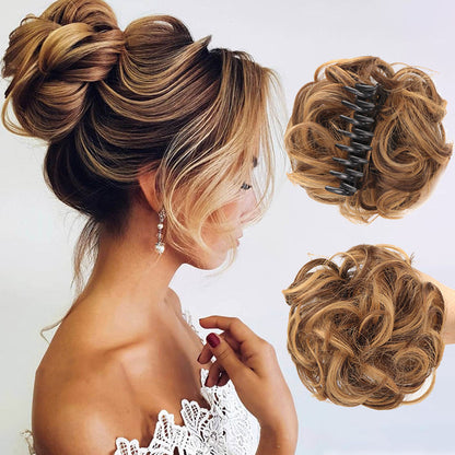 Clip-In Natural-Look Bun Hair Piece