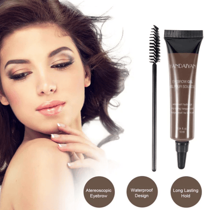 Women’s Waterproof Tinted Brow Gel with Conical Brush