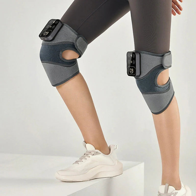 Electronic Heated Massage Knee Support Pads