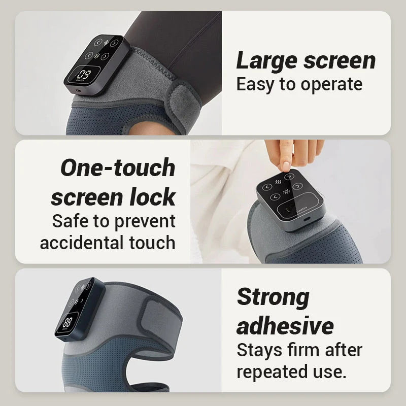 Electronic Heated Massage Knee Support Pads