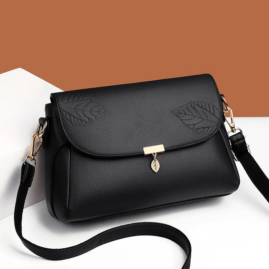 New Fashion Multilayer Women's Leather-Look Bag