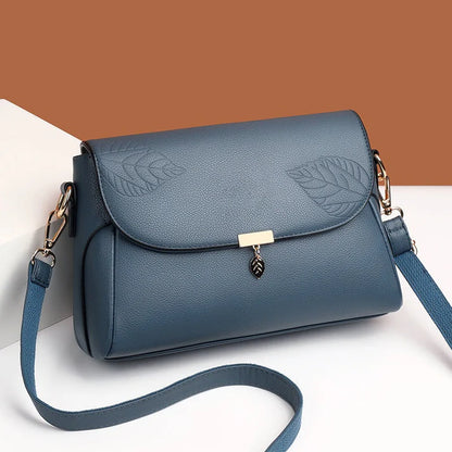 New Fashion Multilayer Women's Leather-Look Bag