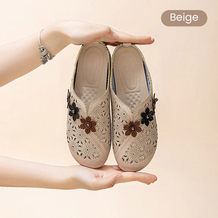 Women’s Elegant Floral PU Sandals