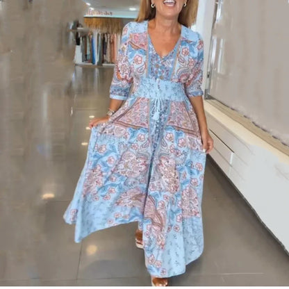 Women's Floral Maxi Dress