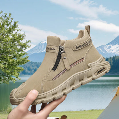 Men’s Casual Zip-Up Outdoor Shoes