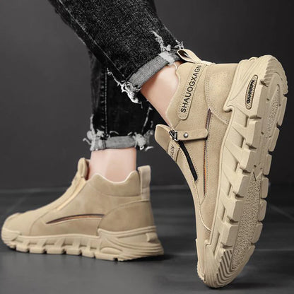 Men’s Casual Zip-Up Outdoor Shoes