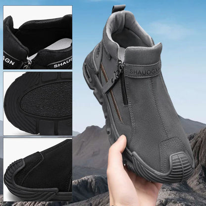 Men’s Casual Zip-Up Outdoor Shoes