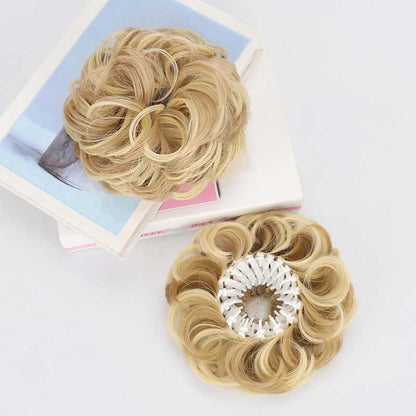 Women’s Claw Clip Curly Bun Hair Extension