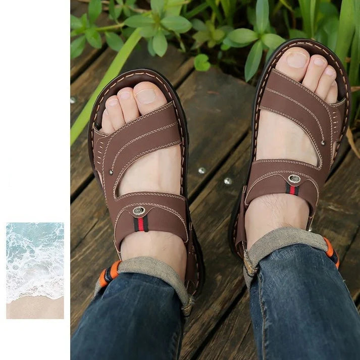 Men's Summer Breathable Sandals with Adjustable Strap