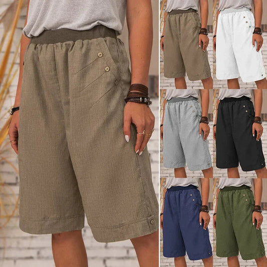 Women Summer Casual Pocket Shorts