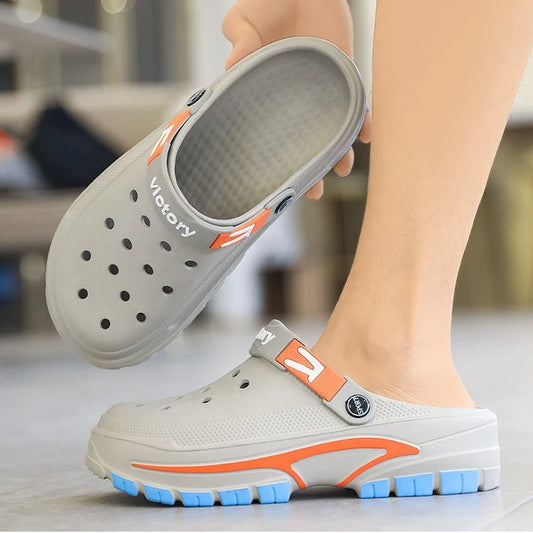 Men’s Breathable Slip-On Clogs