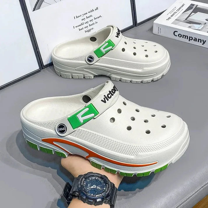Men’s Breathable Slip-On Clogs