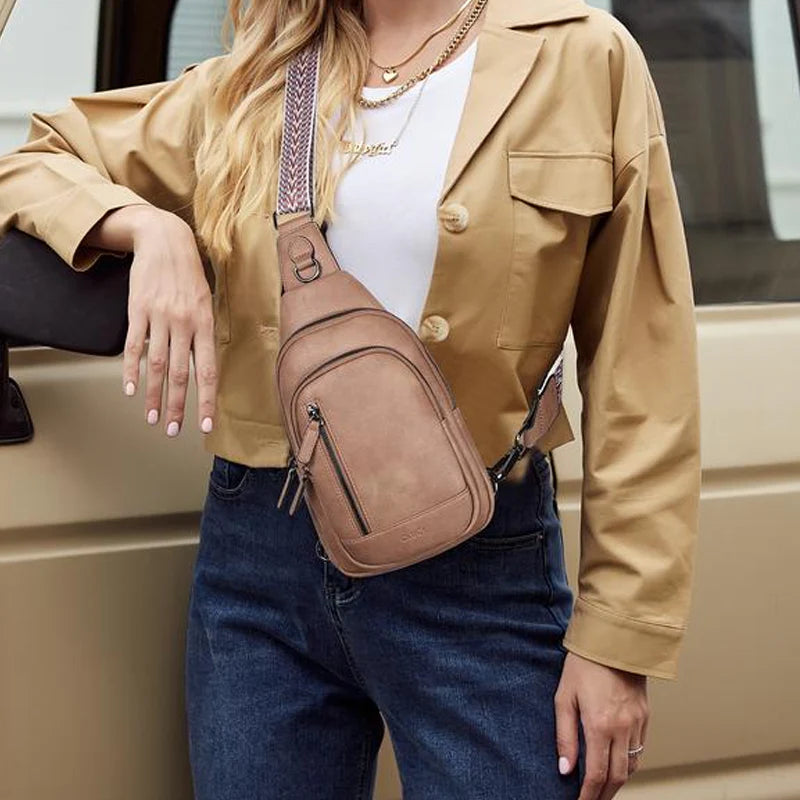 Women's Multi-Compartment Handbag