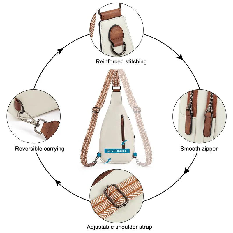 Women's Multi-Compartment Handbag