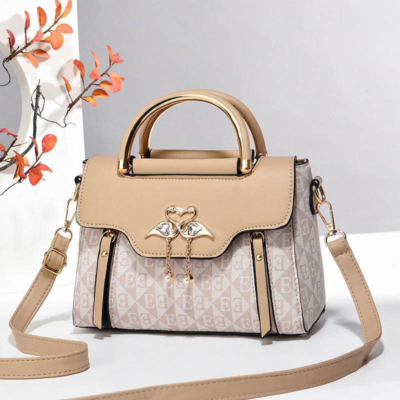 Women's Elegant PU Leather-Look Crossbody Bag