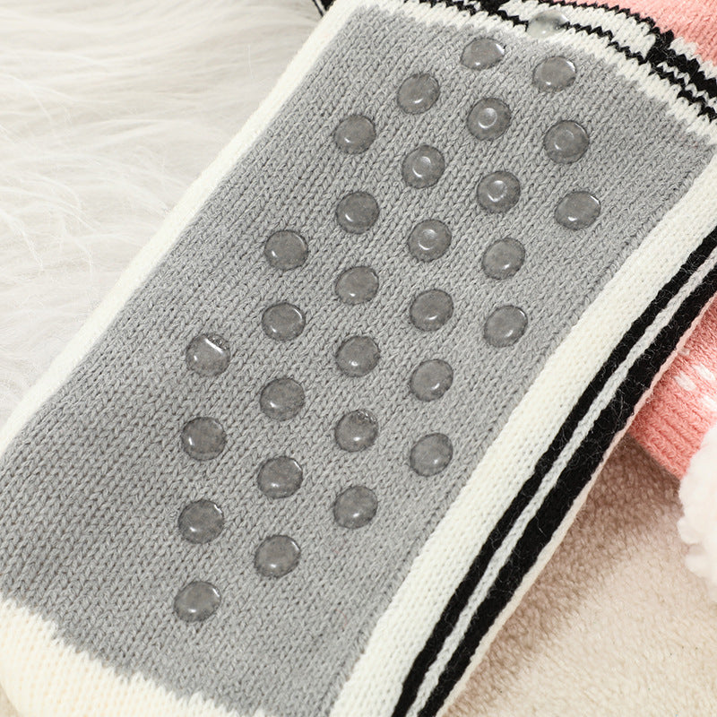 Women's Ultra-Thick Non-Slip Faux-Shoe Warm Home Socks